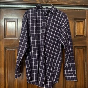 Men's Purple Checkered Shirt